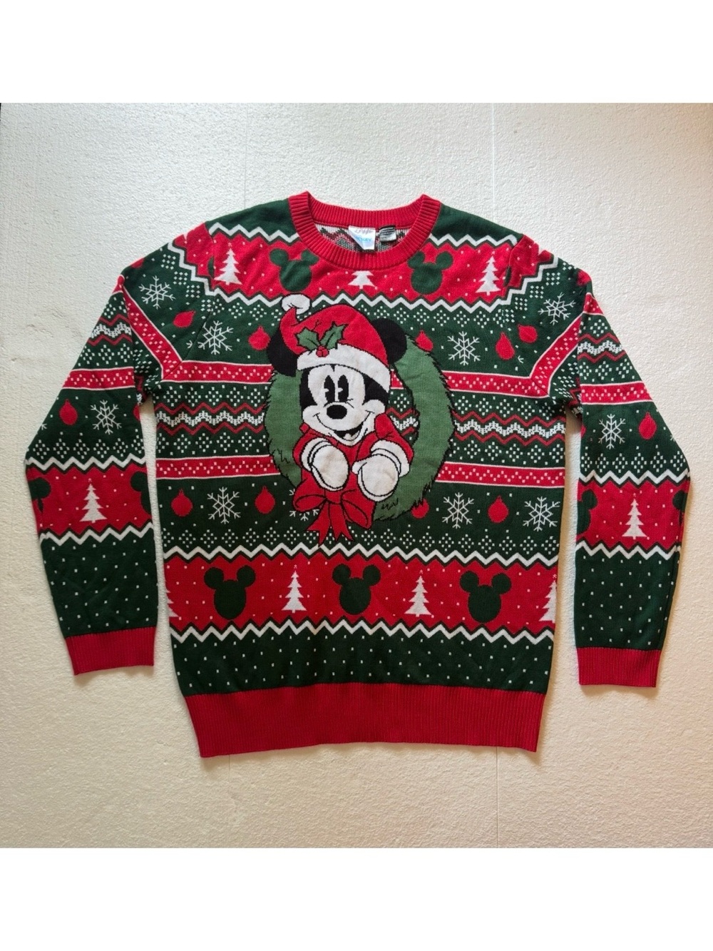Disney Mickey Mouse Christmas Sweater XL